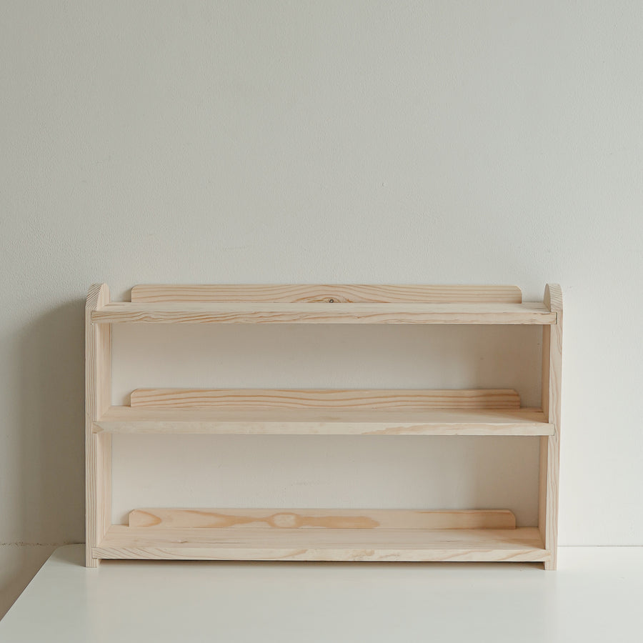 juju wooden shelf organizer